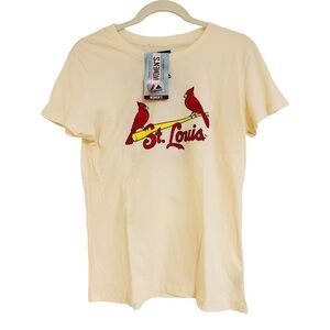 NWT MAJESTIC Genuine AUTOGRAPHED St. Louis Cardinals Baseball David Freese Tee